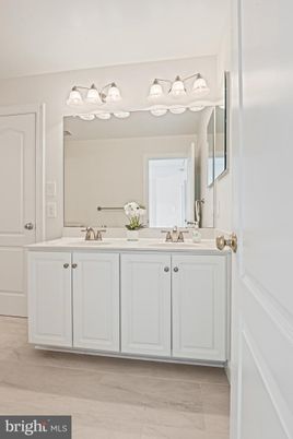 Bathroom, Dual Sink Vanities, Interior, Marble