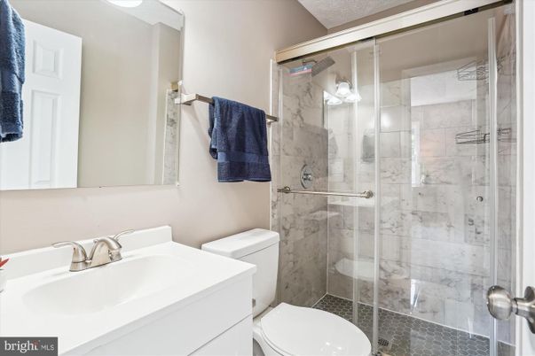 Bathroom, Glass Shower, Interior, Marble Walls