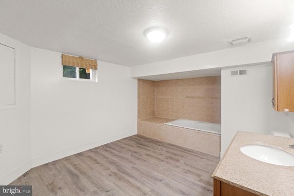 Bathroom, Interior, Wood Texture Flooring