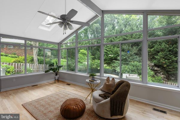 Interior, Sun Room, Wood Texture Flooring