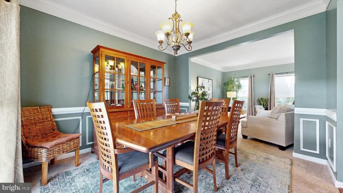 Chandelier, Dining room, Interior