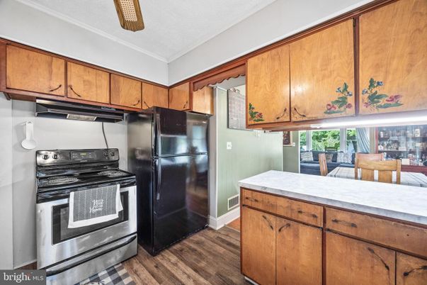 Interior, Kitchen, Wood Texture Flooring