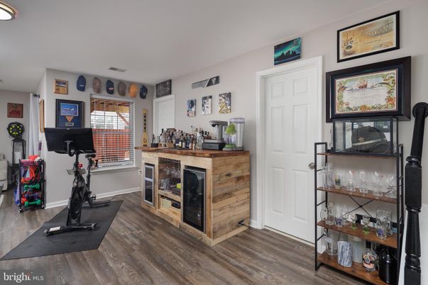 Fitness Equipment, Interior, Wood Texture Flooring