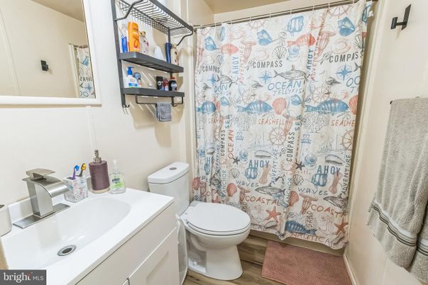 Bathroom, Interior, Wood Texture Flooring