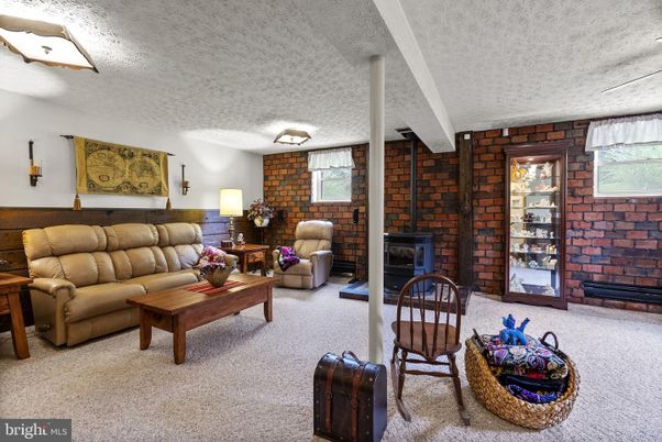 Fireplace, Interior, Living room, Stone Walls