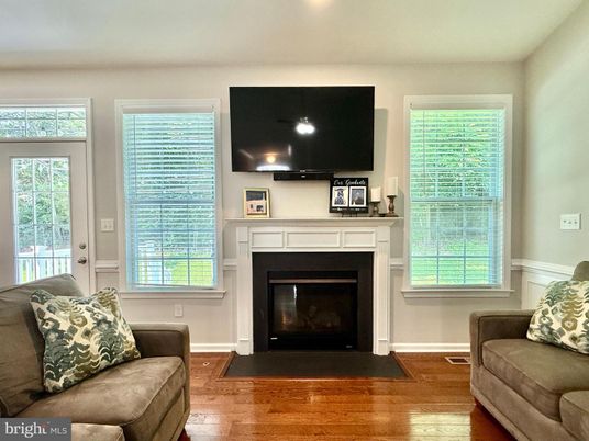 Fireplace, Interior, Wood Texture Flooring