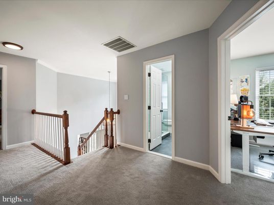 Home Office, Interior, Recessed Lighting
