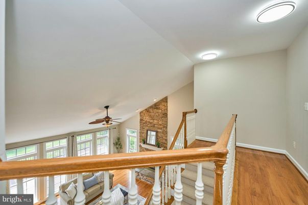 Interior, Recessed Lighting, Stone Walls, Wood Texture Flooring