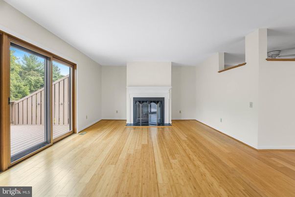 Empty room, Fireplace, Interior, Wood Texture Flooring