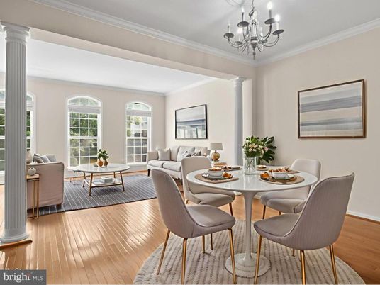 Chandelier, Dining room, Interior, Living room, Wood Texture Flooring