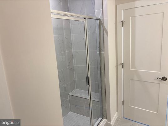 Bathroom, Glass Shower, Interior, Marble Walls