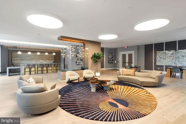 Interior, Living room, Pendant Lights, Recessed Lighting, Wood Texture Flooring