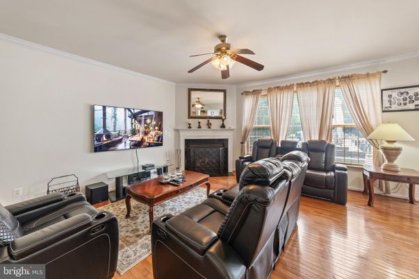 Home Theatre Room, Fireplace, Interior, Living room, Wood Texture Flooring