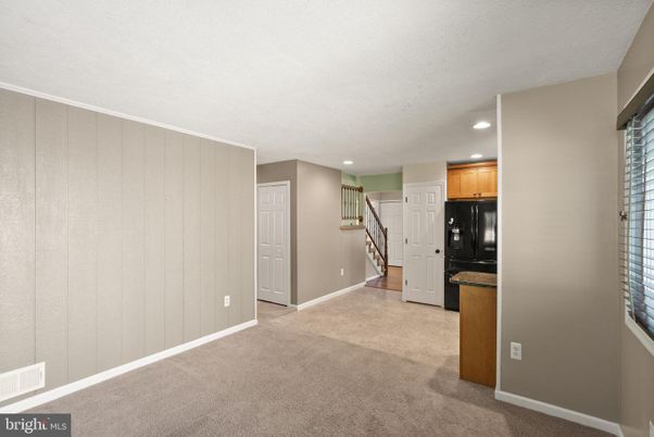 Empty room, Interior, Kitchen, Recessed Lighting