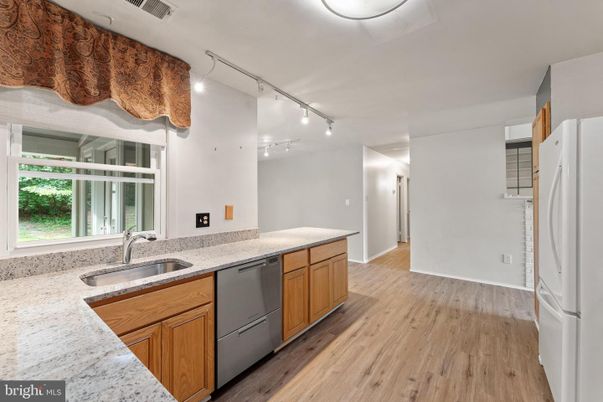 Interior, Kitchen, Wood Texture Flooring
