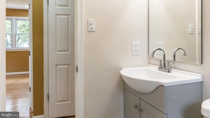 Bathroom, Interior, Wood Texture Flooring