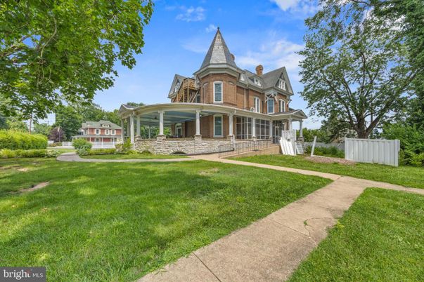 Backyard, Exterior, Facade, Brick Facade, Queen Anne Victorian