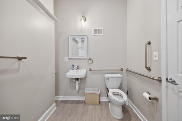 Bathroom, Interior, Wood Texture Flooring
