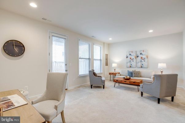 Interior, Living room, Recessed Lighting