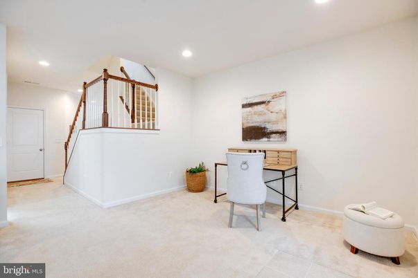 Home Office, Interior, Recessed Lighting