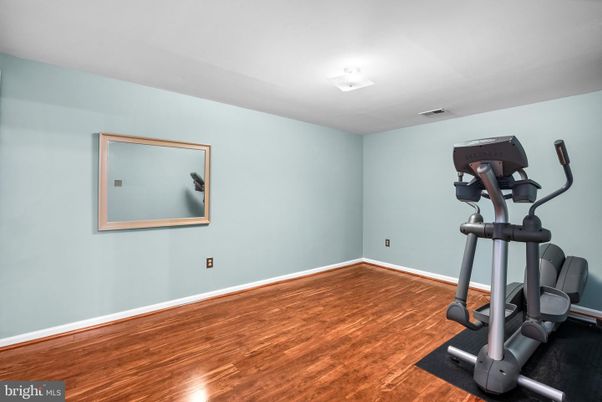 Fitness Equipment, Interior, Wood Texture Flooring