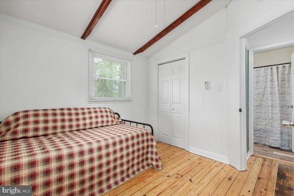 Bedroom, Interior, Wooden Beams, Wood Texture Flooring