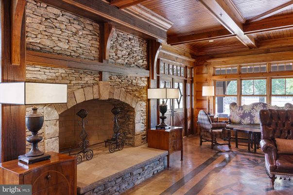 Fireplace, Interior, Stone Walls, Wooden Beams, Wooden Ceilings, Wooden Walls