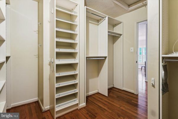 Interior, Walk-in Closets, Wood Texture Flooring