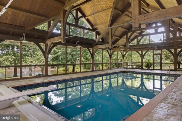 Interior, Pool, Wooden Beams, Wooden Ceilings