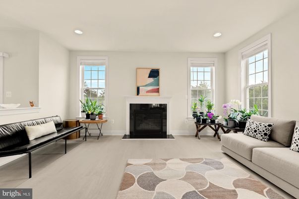 Fireplace, Interior, Living room, Recessed Lighting