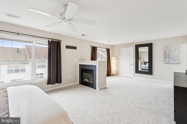Empty room, Fireplace, Interior