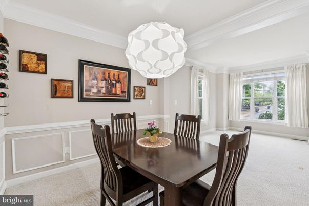 Dining room, Interior, Pendant Lights