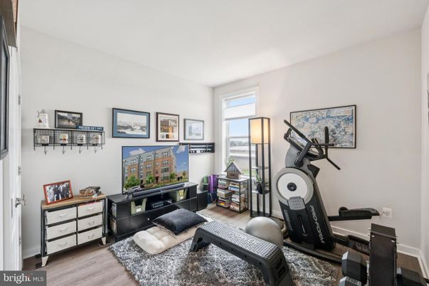 Fitness Equipment, Interior, Wood Texture Flooring