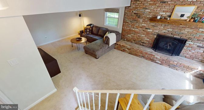 Fireplace, Interior, Living room, Stone Walls