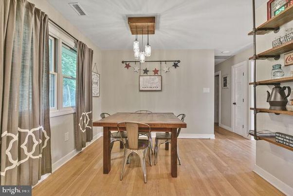 Chandelier, Dining room, Interior, Pendant Lights, Wood Texture Flooring