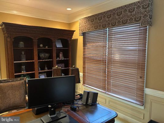 Home Office, Interior, Recessed Lighting
