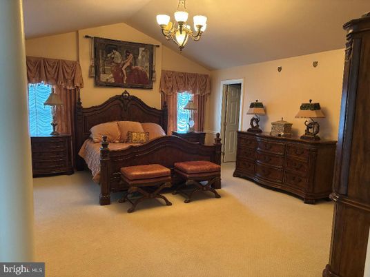 Bedroom, Chandelier, Interior