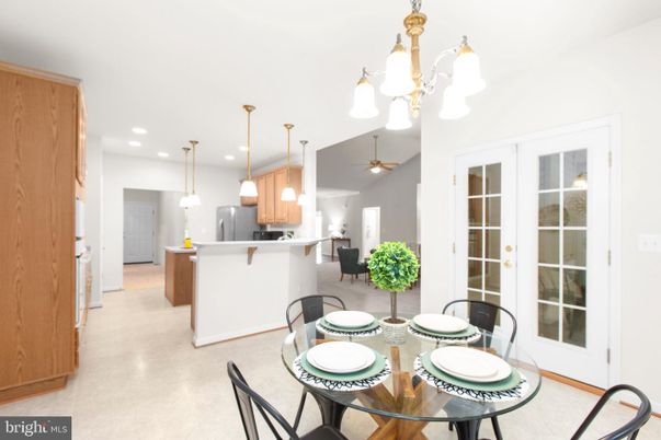 Dining room, Interior, Kitchen, Pendant Lights, Recessed Lighting