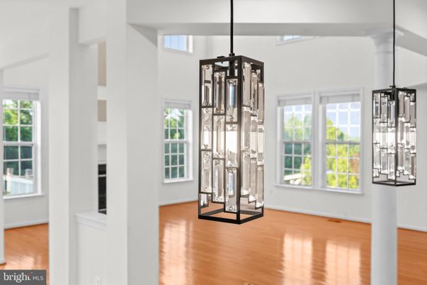 Interior, Pendant Lights, Wood Texture Flooring