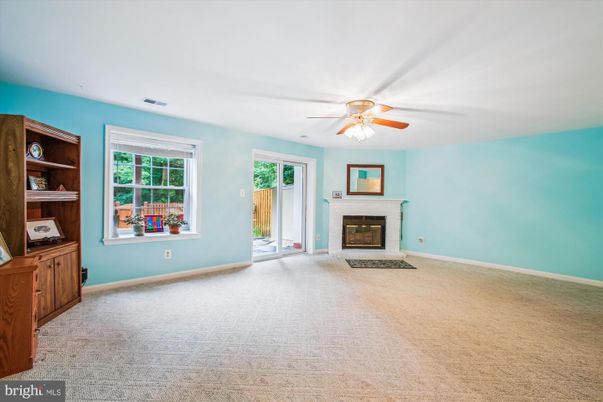 Empty room, Fireplace, Interior