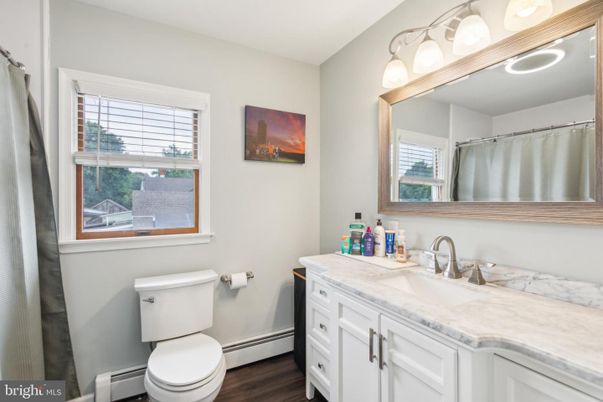 Bathroom, Interior, Wood Texture Flooring