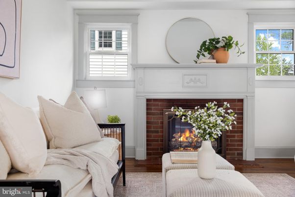 Fireplace, Interior, Wood Texture Flooring