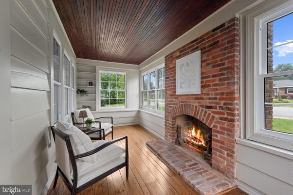 Fireplace, Interior, Stone Walls, Wood Texture Flooring