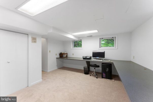 Home Office, Interior, Recessed Lighting