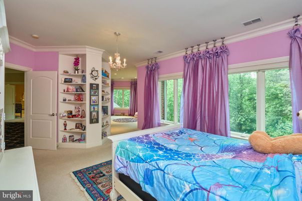 Bedroom, Chandelier, Interior