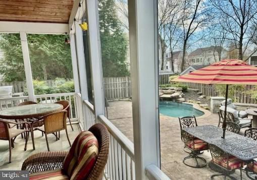 Exterior, Pool, Wooden Ceilings