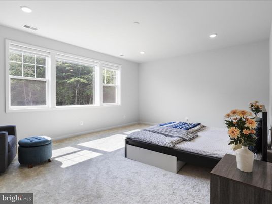 Bedroom, Interior, Recessed Lighting