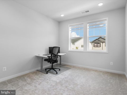 Home Office, Interior, Recessed Lighting