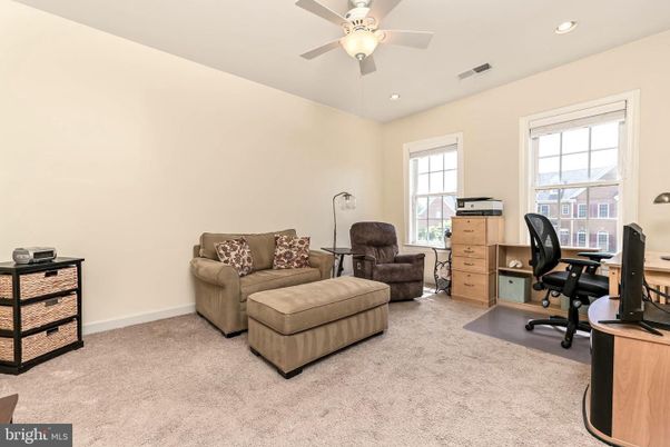 Home Office, Interior, Recessed Lighting