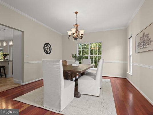 Chandelier, Dining room, Interior, Pendant Lights, Wood Texture Flooring